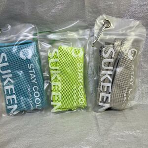 Sukeen (40"x12") Microfiber Cool Towels, Soft Breathable Chilly Towels 3 Pack